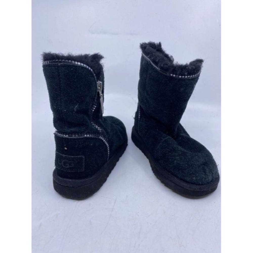 Ugg Australia Black Kids Zipper Accent Bootsbootie